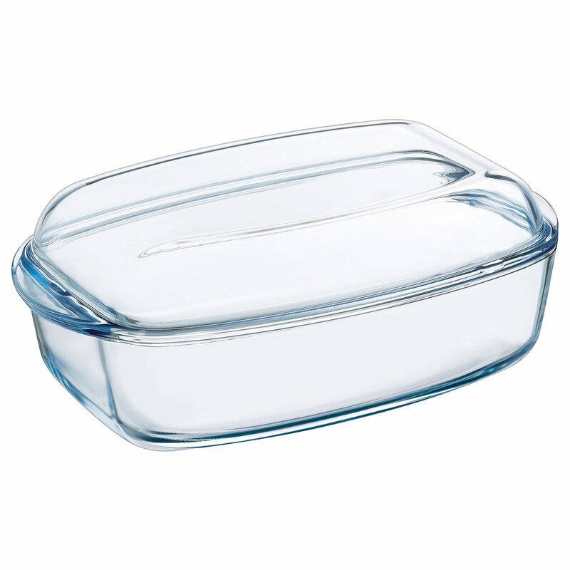 Pyrex Kasserolle Essentials aus Glas mit Deckel